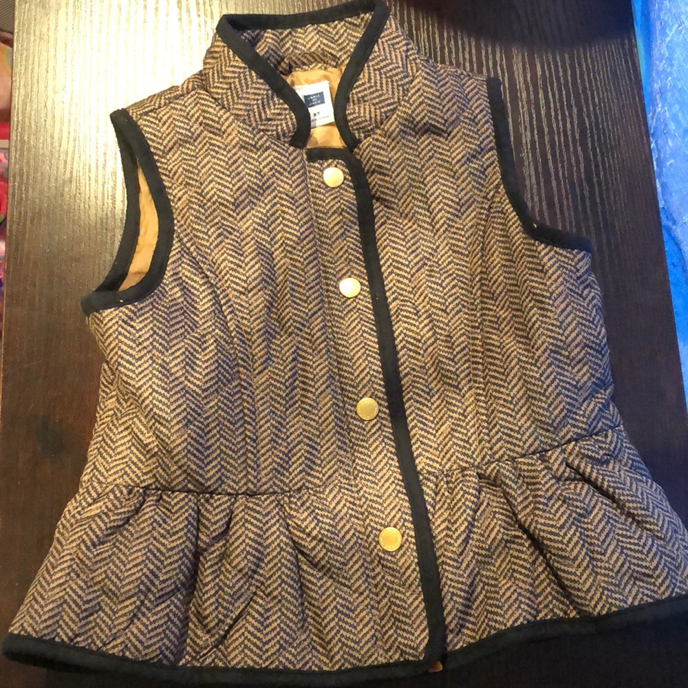 Janie and Jack herringbone quilted vest